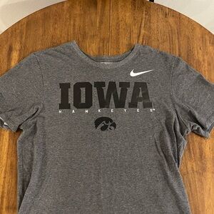 Nike Gray Iowa Hawkeyes Shirt